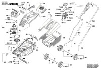 Bosch 3 600 H85 B09 Arm 3200 Lawnmower 230 V / Eu Spare Parts